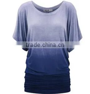 Autumn Europe and the United States Foreign Trade Easy Leakage Shoulder Lady T-shirt With Short Sleeves thumbnail-6