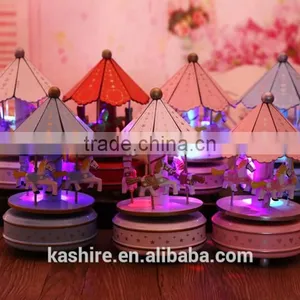 2015 Best Selling Christmas Gift , Cheapest,creative Rotary Music Box thumbnail-1