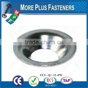 Made in Taiwan Black Countersunk Brass Finish Metric Surface Countersunk Cup Steel Stainless Steel Finishing Washer thumbnail-4