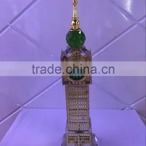 Crystal Makkah Clock Tower For Islamic Gift Ramadan Gift JC-D007 thumbnail-3