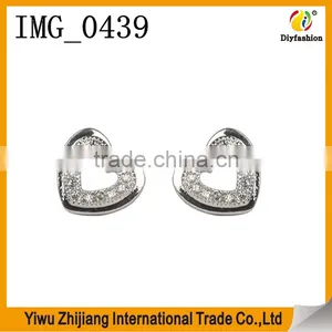 New 2017 Latest Gold Earring Designs Jewelry Accessories Round Zircon Stud Earring thumbnail-2