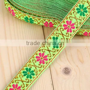 Factory Directly Sale Polyester Jacquard/ethnic/embroidery Ribbon for Garments thumbnail-3