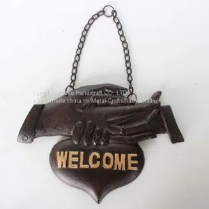 Cast Iron Welcome Sign thumbnail-1