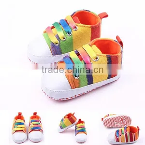 Fashion Beautiful Canvas Summer Newborn Baby Infant Shoes thumbnail-1