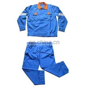 China Supplier 100%Cotton Fire Retardant Protective Reflective Safety Clothing Wholesale thumbnail-4