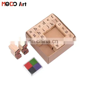 2017 Hot Sales Custom Kids Rubber Stamp Letters Embossing Stamp Kit thumbnail-1