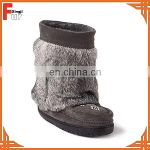 Top Quality Real Rabbit Fur Boot Fur Cuff thumbnail-1