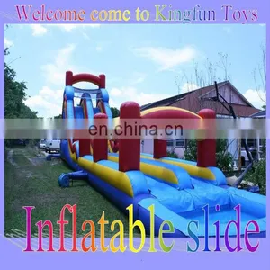 2-lane Inflatable Slip Slide With Water Pool thumbnail-1