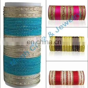 Indian Wedding Wear Metal Bangle - Wholesale Daily Wear Bangle - Traditional Party Wear Metal Bangle thumbnail-4