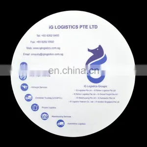 Round Custom Adhesive Mouse Pad thumbnail-3