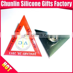 Triangle Pin Badges Custom thumbnail-1