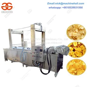 Factory Continuous Deep Frying Machine/Industrial Continuous Deep Frying Machine/High Efficiency Continuous Deep Frying thumbnail-1