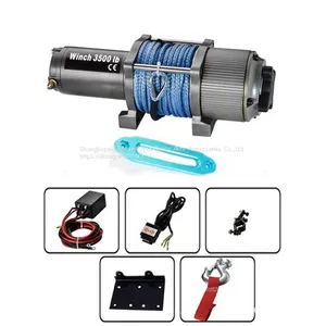 3500LBS 12V 24V DC Self Recovery Electric Winch/mini Electric Winches/electric Winch thumbnail-1