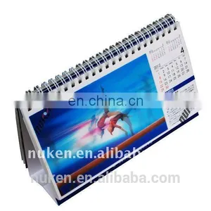 Custom Cheap 2018 Design 3D Lenticular Desk Table Wall Perpetual Advent Calendar Printing thumbnail-4
