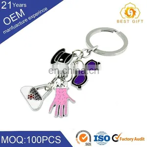 Personalized Metal Alphabet Letter B Keychain thumbnail-6