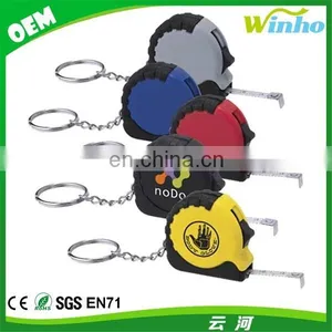 Mini Grip Tape Measure Key Chain thumbnail-1