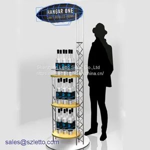 Custom Store Pos Metal Car Tire Display Stands Rack thumbnail-3