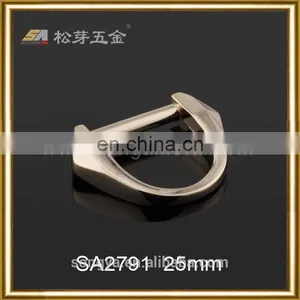 Custom Leather Handbag Metal Hardware Accessories Metal Ring Buckle, Plated Custom Metal D Ring thumbnail-2