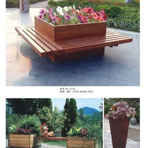 Customized Colourfast Decking Board Plant Pot Outdoor Flower Boxes thumbnail-1