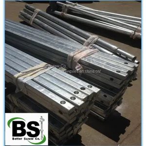 America Market Hot Sale Square Shape Helical Piers thumbnail-1