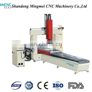China 5 Axis Cnc Router Milling Machine Price Good for Brass Acrylic Wood Carving thumbnail-1