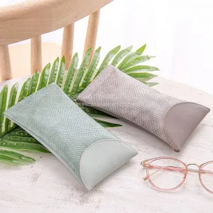 Crush-resistant, Simple Portable Eyeglass Pouch; Auto-closing Sunglasses Pouch thumbnail-1