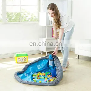 I@home Large Size Modern Quickly Organize Kids Play Mats Toy Storage Bag Harness Pocket thumbnail-1