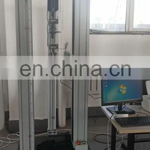 ASTMD 412 Big Stroke Extensometer Plastic Sheet Tensile Testing Machine thumbnail-4
