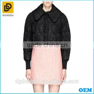 China Factory Wholesale Costom Long Sleeve Women Winter Coat thumbnail-4