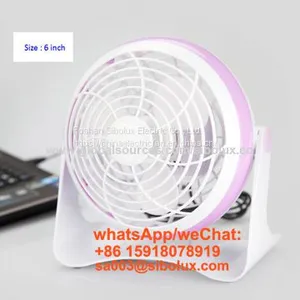 6 Inch Portable Mini USB Table Fan Desk Fan thumbnail-1