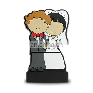 2021 Popular Gift 32GB Flash Drive Storage Pendrive Custom Bride and Bridegroom USB Memory thumbnail-2