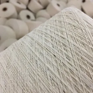 Keshu Wholesale Ne 10/1 Polyester Cotton Blended Weaving Yarn for Weave Cloth Dyed Raw White Yarn thumbnail-2