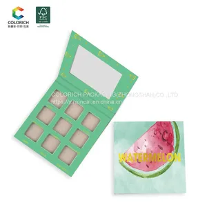 10 Color Empty Custom Eyeshadow Packaging Highlight Makeup Palettes Eye Shadow Powder Waterproof Dry thumbnail-3