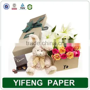 Decorative Round Cardboard Paper Boxes For Flowers thumbnail-1