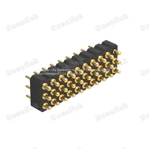 Dnenlink 2.00mm Pitch Triple Row H2.5mm Straight SMT Type Male Header PogoPin Connector thumbnail-4