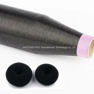0.155mm Black Color Nylon Monofilament Yarn For Hair Bun thumbnail-3