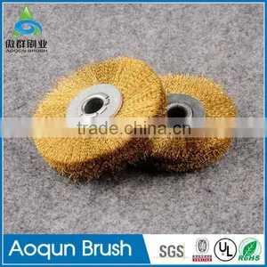 Durable Brass Shaft Nylon Abrasive and Steel Wire Brushes/ Industrial Abrasive Brush thumbnail-3