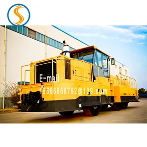 Heavy Internal Combustion Tractor Two-way Track Electric Tractor for Railway Operation Vehicle thumbnail-4