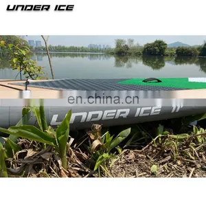 10'6''x32''x6'' Standard Size UICE Nature Grey Wood Design Inflatable Sup Stand Up Paddle Board ISUP Air Board thumbnail-3