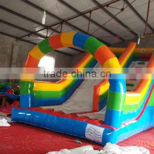 Chongqi PVC Trapualin Inflatable Dry Slide ,inflatable Water Slides For Kids and Adults thumbnail-1