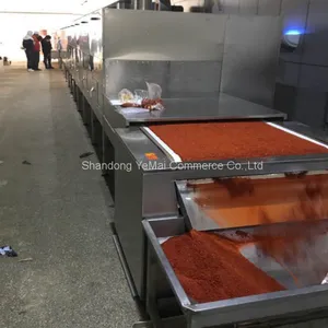 Tunnel Microwave Flavouring Seasoning Powder Sterilizer For Black Pepper Chili Spices Paprika Sterilization Machine thumbnail-1