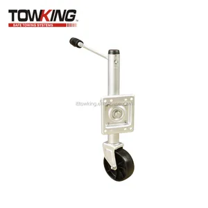 1000 lb Capacity Side Wind Swing Down Bolt On Trailer Jack 10 In. Lift thumbnail-6