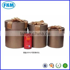 3pcs/Set , (size:L ,M. S). High-grade Pure Color Round Box ,cardboard Gift Boxes thumbnail-3