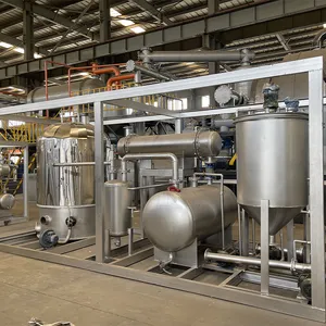 New Technology Waste Engine Oil Distillation Machine Convert Pyrolysis Oil Into Diesel System thumbnail-2