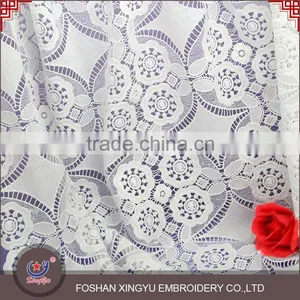 Sale High Quality Factory Water Soluble Micro Fiber Polyester Chemical Lace Fabric Decoration for Wedding Dress, Apparel thumbnail-5
