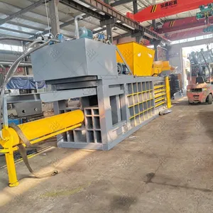 Cardboard Compactor Automatic Paper Cardboard Waste Pet Baler Baling Press thumbnail-5