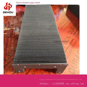 Flexible Organ-type Protective Cover for Machine Tool Guide Rails, Laser Flame-retardant and Fireproof Dust-proof Folding Cloth thumbnail-5