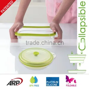 Foldable Silicone Food Container Food Box thumbnail-4