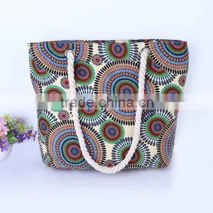 Tote Shoulder Purse Bag Flower Print Scottie Totes Handbag Designer Shopping Bags thumbnail-2