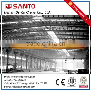 Electric Driven Heavy Duty Double Hook Bridge 18 Ton Crane / Overhead Crane thumbnail-1